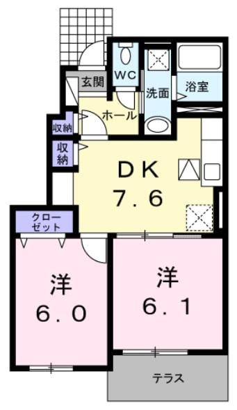 メゾンＴＡＫＥの物件間取画像