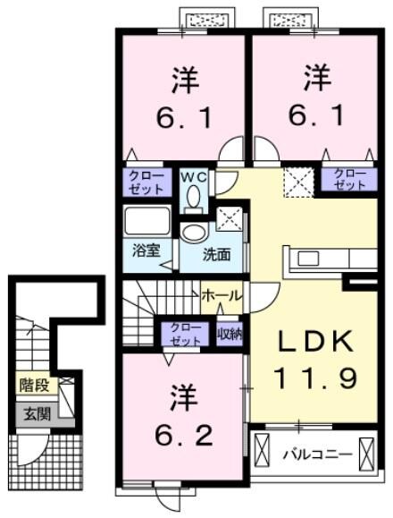 ル・グラン　Ⅱの物件間取画像