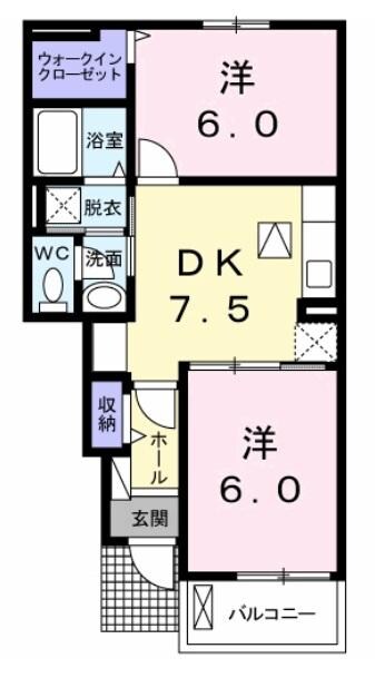 リュミエール・ヴィラⅢの物件間取画像