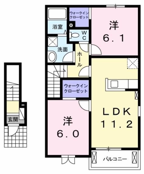 フォー　クローバー　Ａの物件間取画像