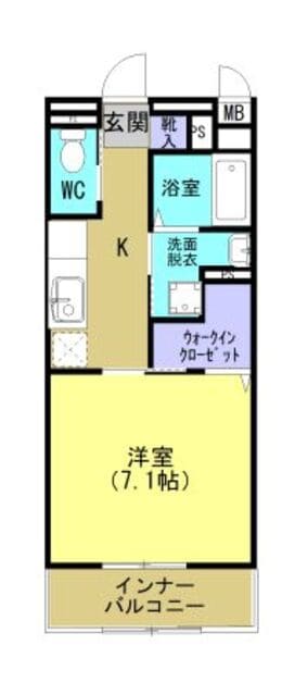 Ａｍｅｎｉｔｙ　Ｋの物件間取画像