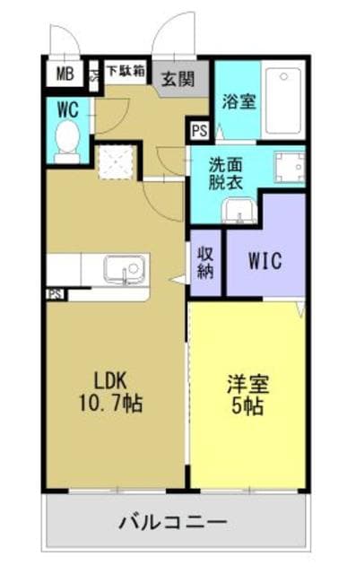 クレスト伊集院の物件間取画像