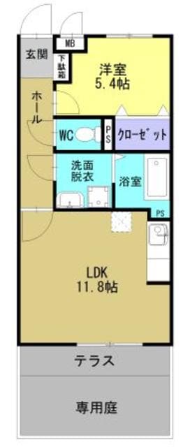 Ｓｕｎｆｌｏｗｅｒ　Ｍａｐｌｅ　平松の物件間取画像