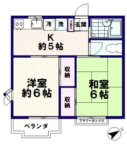 物件間取画像