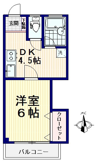 物件間取画像