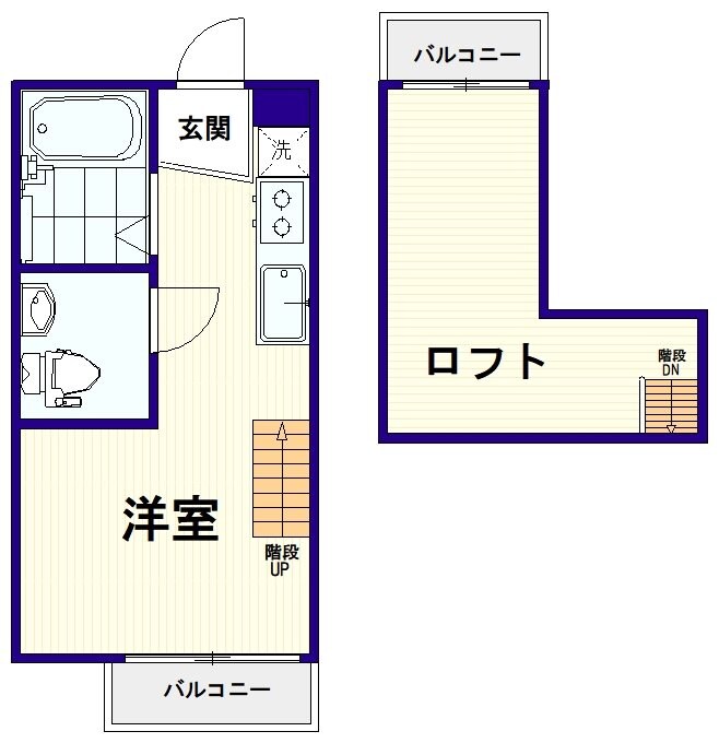 物件間取画像