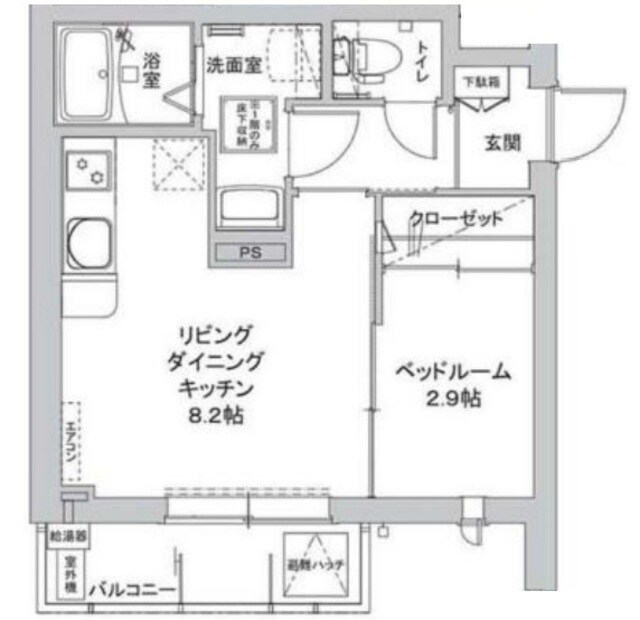 カーサグランデ本八幡の物件間取画像