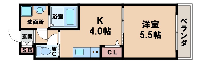 リフレス天王寺国分町の物件間取画像