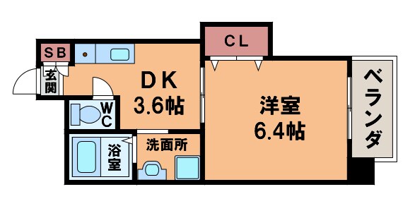 シェル・ヴィエンテ阿倍野の物件間取画像