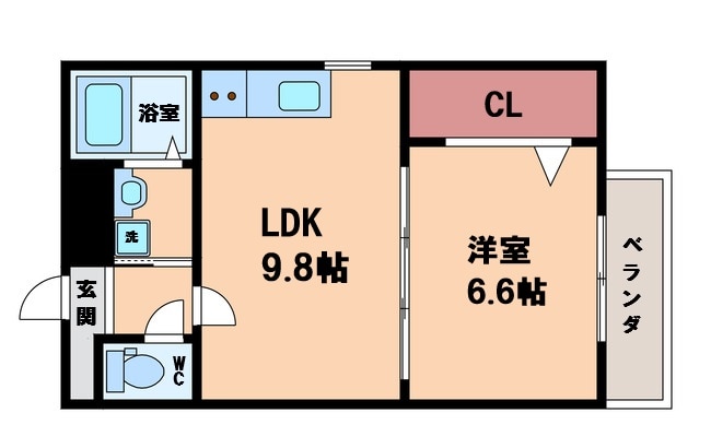 フジパレス今川公園Ⅰ番館の物件間取画像