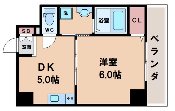 グランカーサ天王寺EASTの物件間取画像