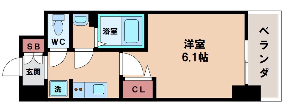 スプランティッド天王寺DUEの物件間取画像