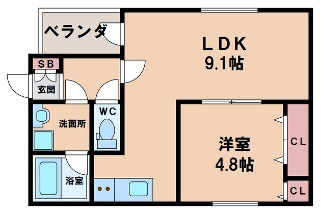 Mi・Casa阿倍野昭和町の物件間取画像