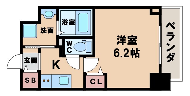 プレミアムコート天王寺ＥＡＳＴの物件間取画像