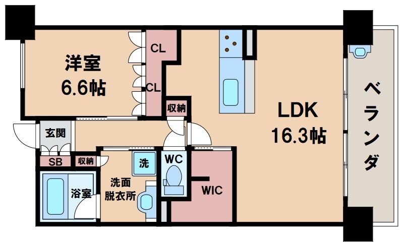 ローレルアイあべのの物件間取画像