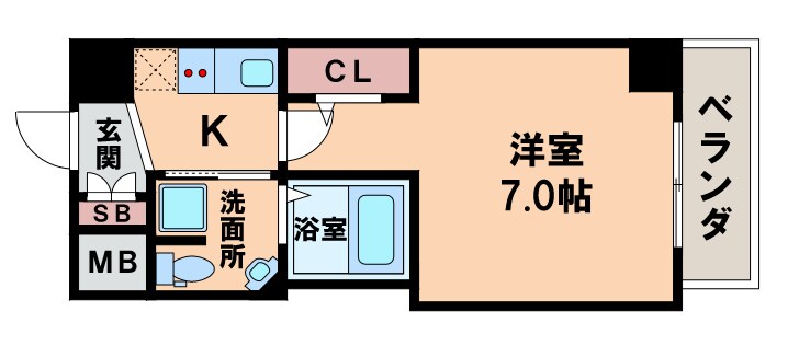 ラシーヌ天王寺町南の物件間取画像