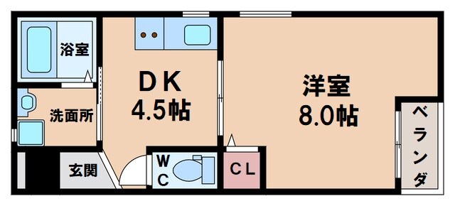 プルミエール北田辺の物件間取画像