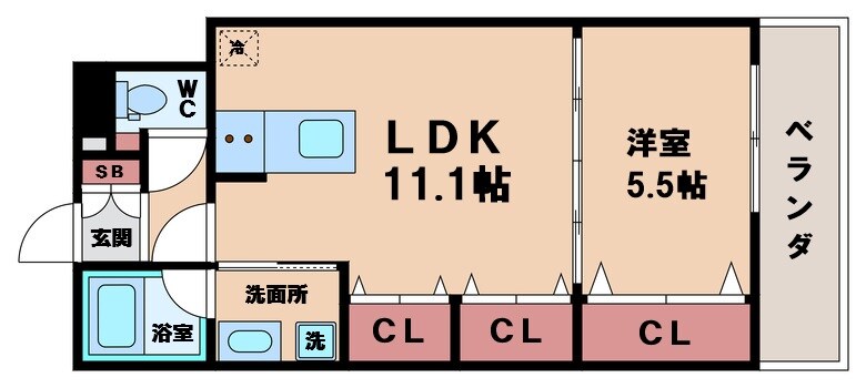 estageo北田辺（エスタジオ）の物件間取画像