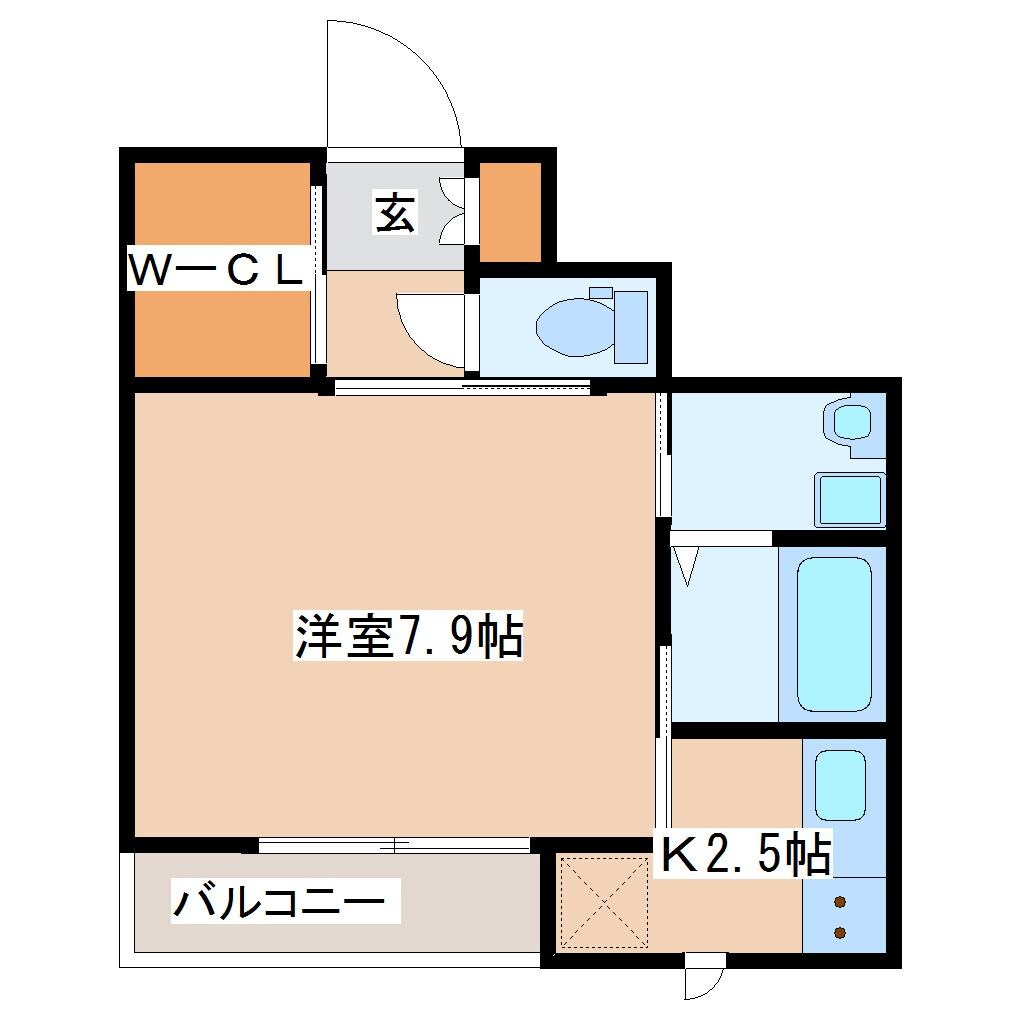プランドール木ノ下の物件間取画像
