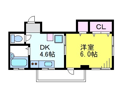 武蔵境駅 徒歩4分 2階の物件間取画像