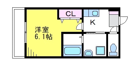 武蔵小金井駅 徒歩10分 1階の物件間取画像