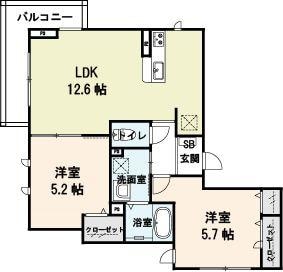 篠崎町3丁目　新築マンションの物件間取画像