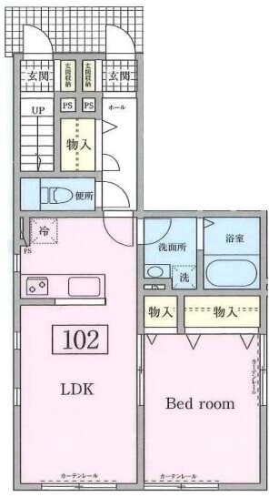 港南中央駅 徒歩13分 1階の物件間取画像