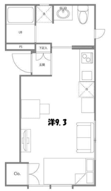 中村橋駅 徒歩10分 2階の物件間取画像