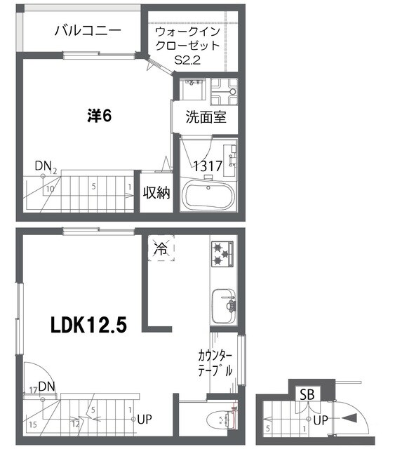 池上駅 徒歩3分 2階の物件間取画像