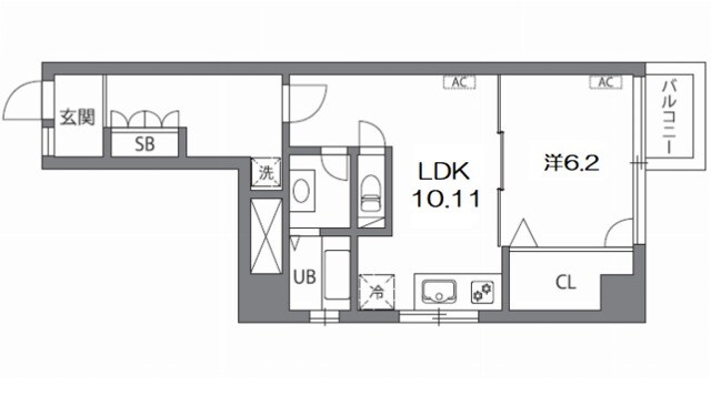 秋山ビルの物件間取画像