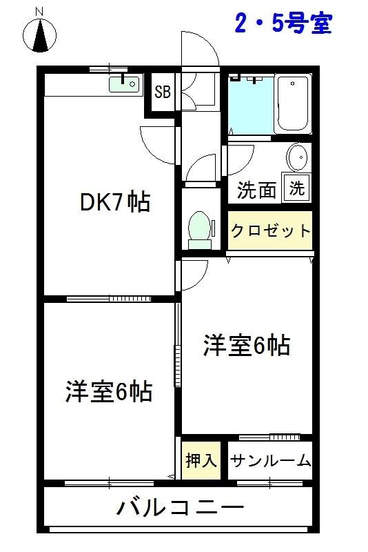 ティエラⅠの物件間取画像