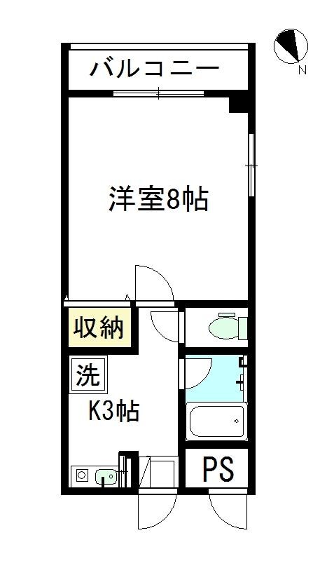 グリーンヒル彦三の物件間取画像