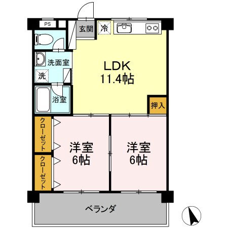 古島駅 車移動10分  3.1km 3階の物件間取画像