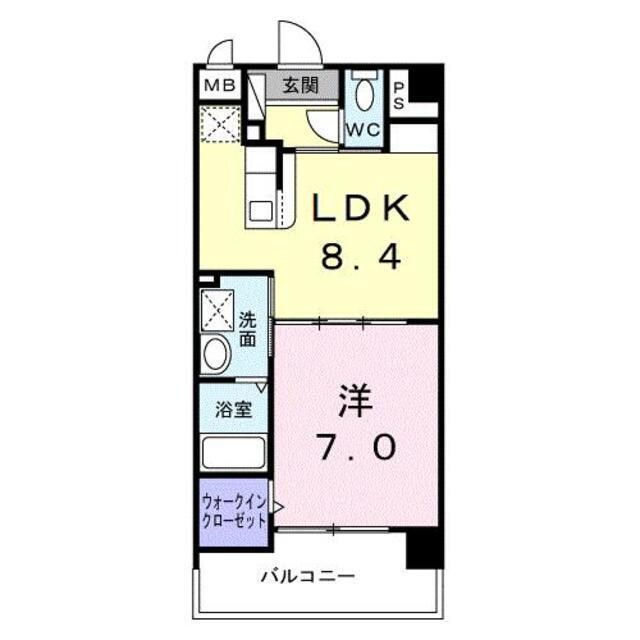 安里駅 徒歩9分 5階の物件間取画像