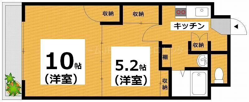エイトバレー上天満の物件間取画像