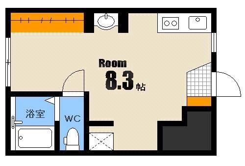 矢賀駅 徒歩20分 1階の物件間取画像