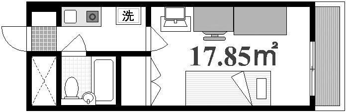物件間取画像