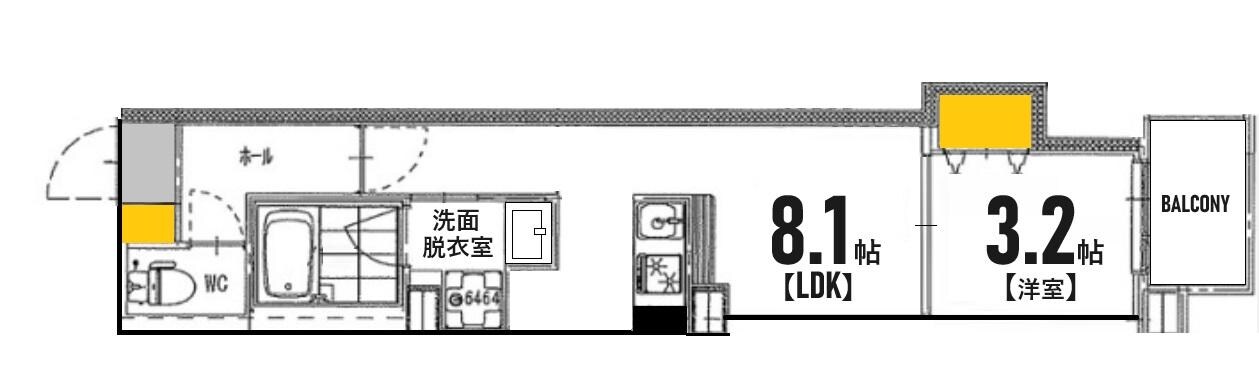 横川一丁目駅 徒歩3分 9階の物件間取画像