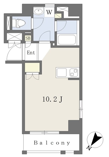 アクシス日本橋の物件間取画像