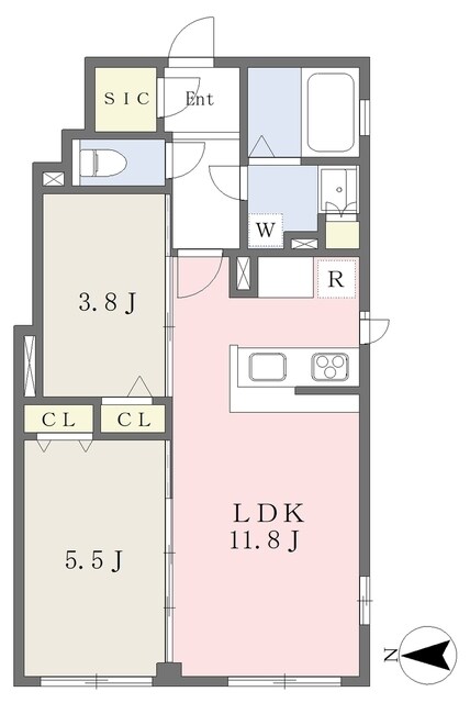 コンポジット清澄の物件間取画像