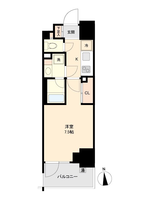 南砂町駅 徒歩9分 9階の物件間取画像