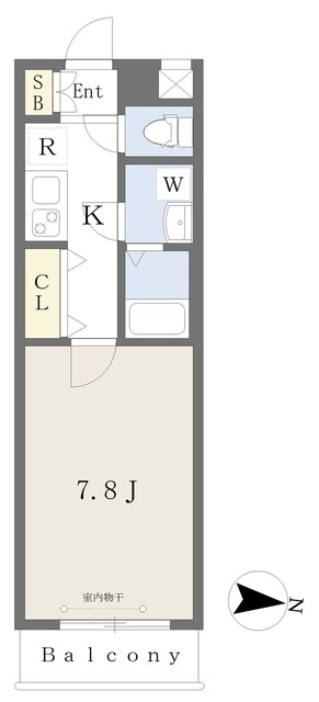 エスペランサＫ住吉の物件間取画像