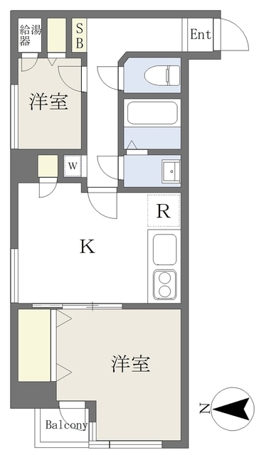 浅草駅 徒歩4分 4階の物件間取画像