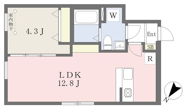 Ｒ．新小岩の物件間取画像