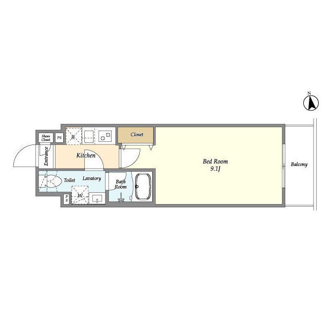 東あずま駅 徒歩7分 1階の物件間取画像
