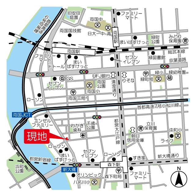 森下駅 徒歩6分 3階の物件外観写真