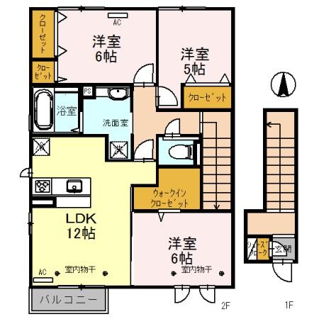 D-room椿の物件間取画像