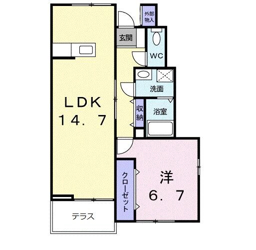 アルティプラーノⅠの物件間取画像