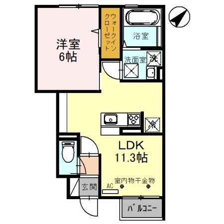 D-roomグランデの物件間取画像