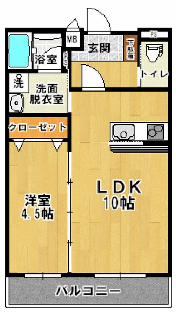 マンションプラチードグランデの物件間取画像